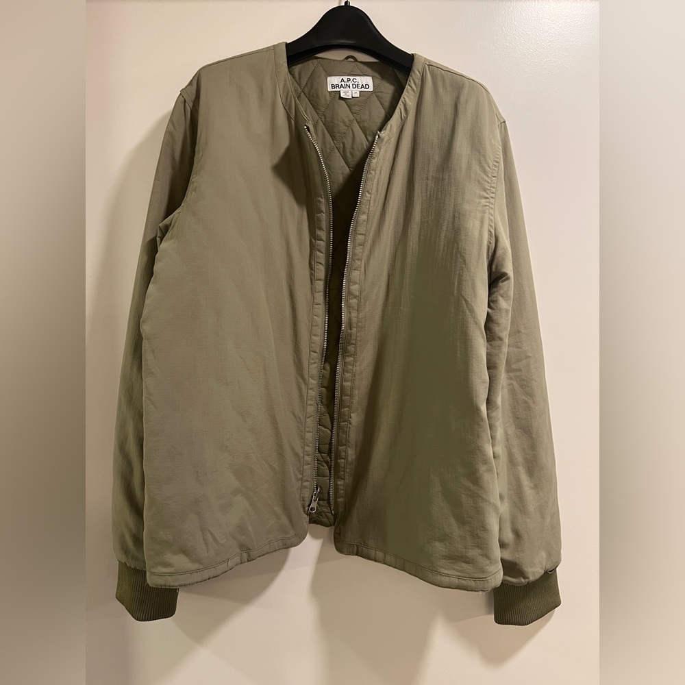 A.P.C. x Braindead Tan Bomber Jacket Size M
